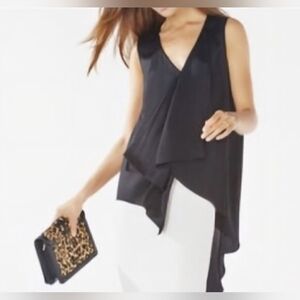 BCBG "Cyprien" Asymmetrical Blouse